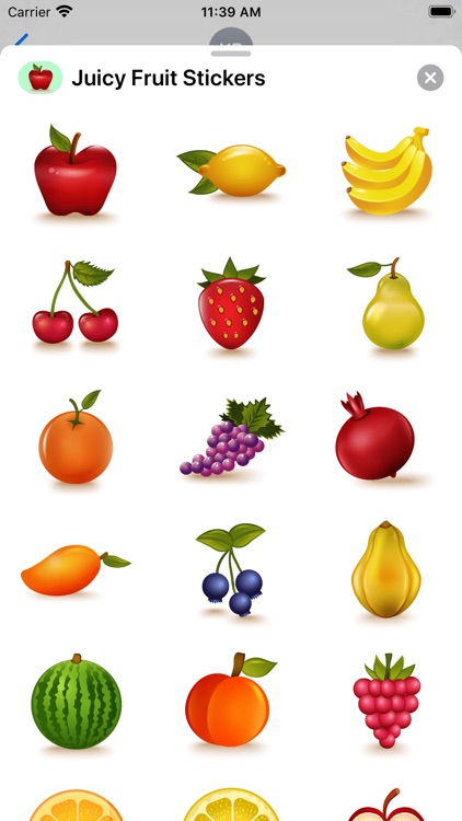 Juicy Fruit Stickers
