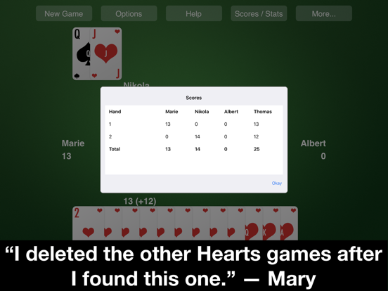 Hearts Card Game—New Classic screenshot 2