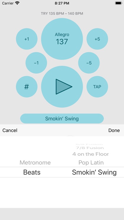 BPM: Percussion Metronome