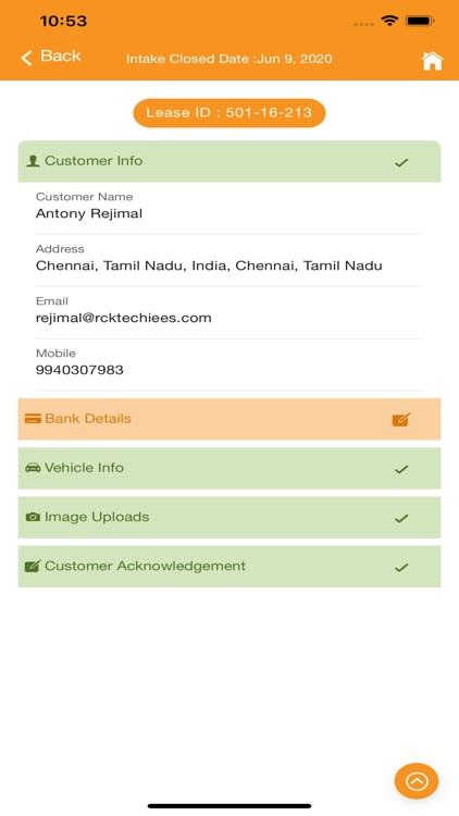 LEASE INTAKE screenshot-3