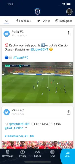 Game screenshot Paris FC hack