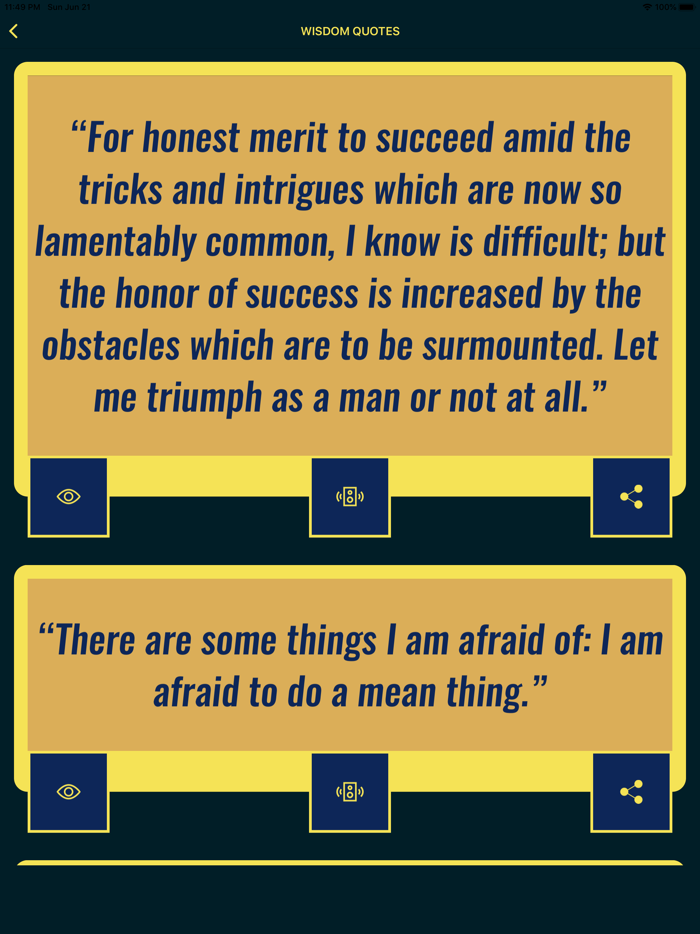 James A Garfield Wisdom