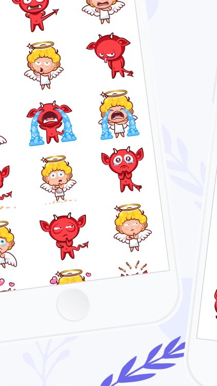 Angel and Devil Stickers screenshot-3