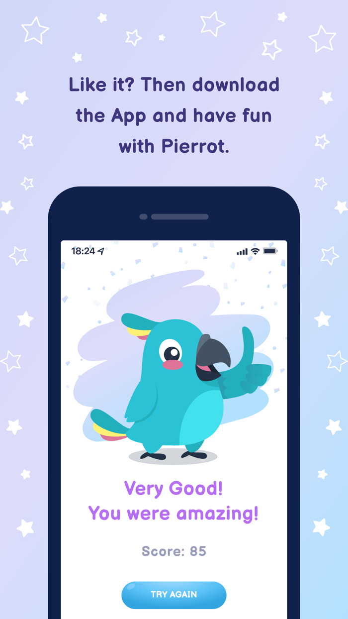 Pierrot Learn animal names