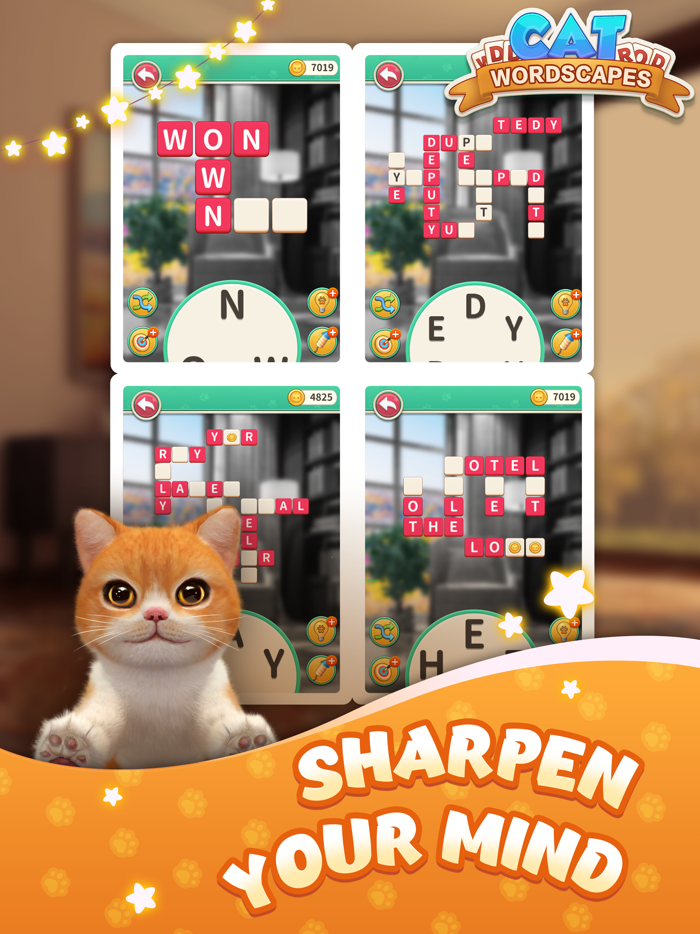 Cat Wordscapes - Puzzle Game
