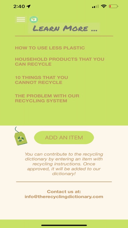 The Recycling Dictionary screenshot-3