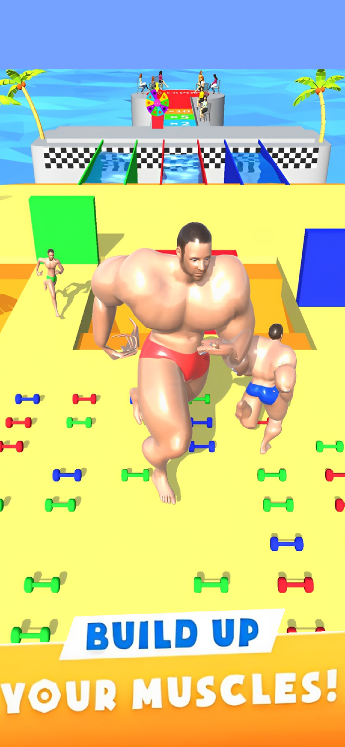 Muscle Racing WWE Body Run