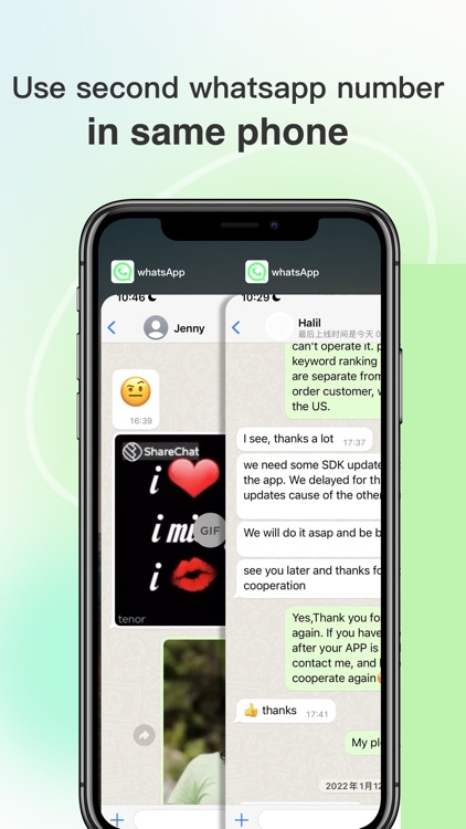 Dual WA Chat Messenger