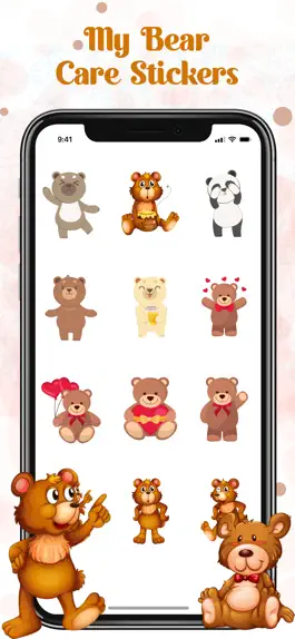 Game screenshot My Bear Care Stickers apk