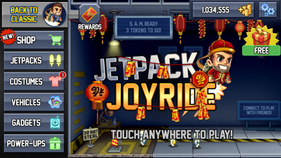 Screenshot from Jetpack Joyride