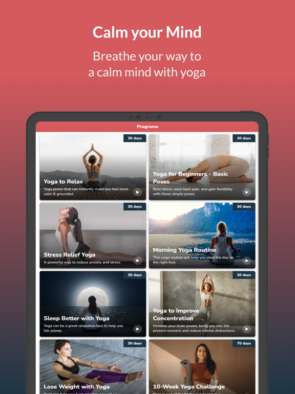 Relaxing Yoga Poses screenshot 2