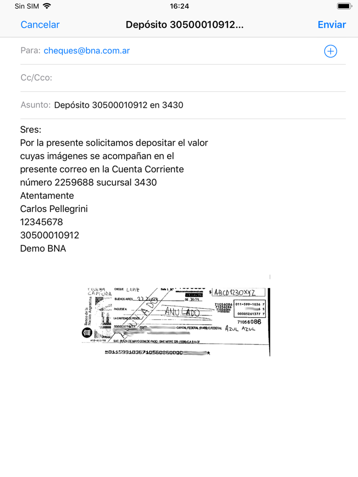 Depósito Remoto por Imagen