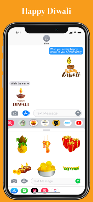 Diwali Stickers For iMessage!(圖3)-速報App