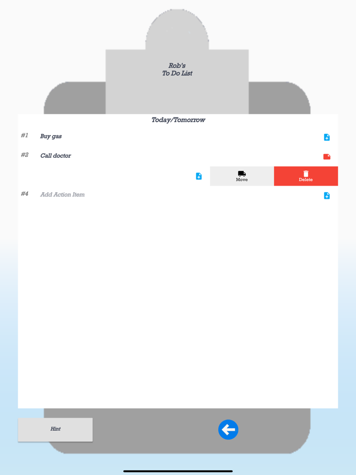 ToDoList/Aide-Memoire