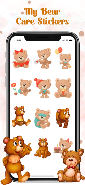 My Bear Care Stickers(圖3)-速報App