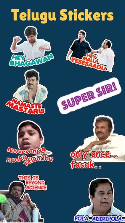 Telugu Stickers !