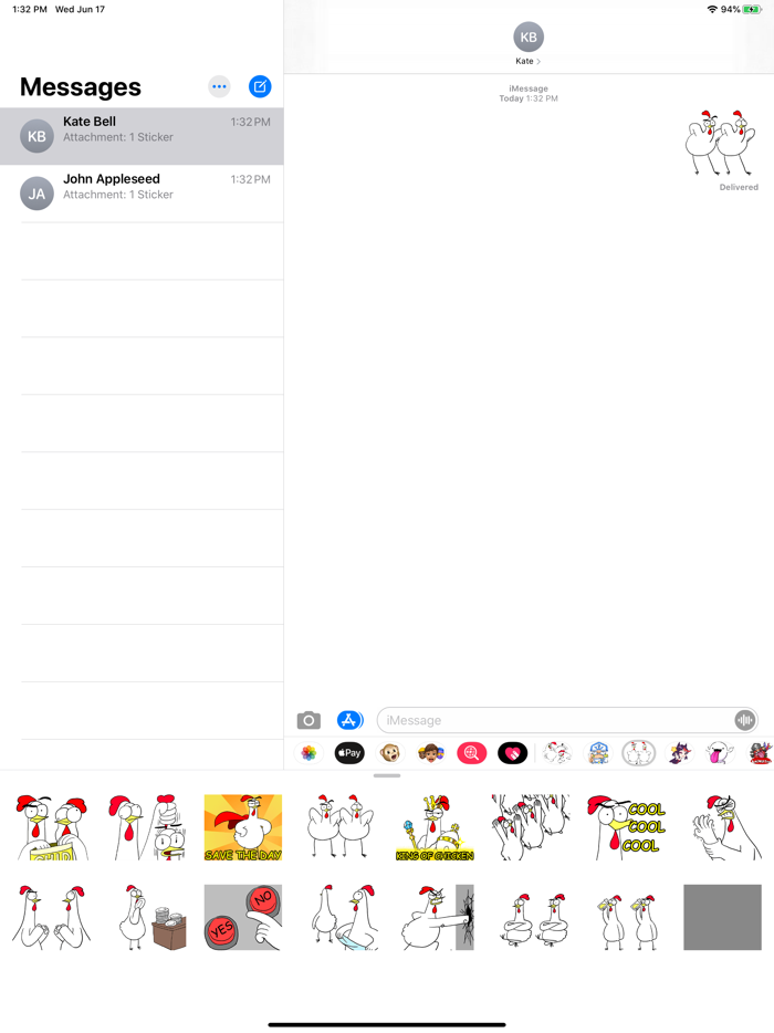 Chicken Bro 24 Sticker Pack