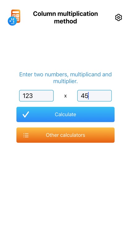 Column multiplication method