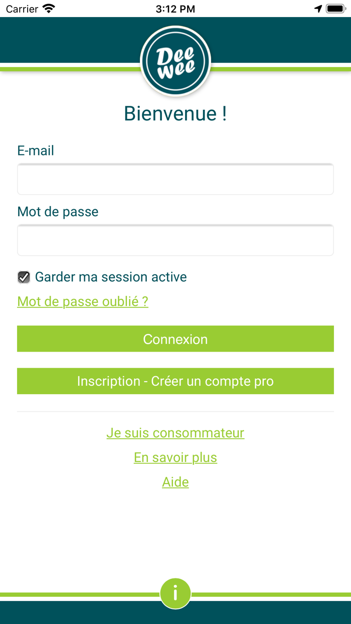 DeeWee Retailer Admin