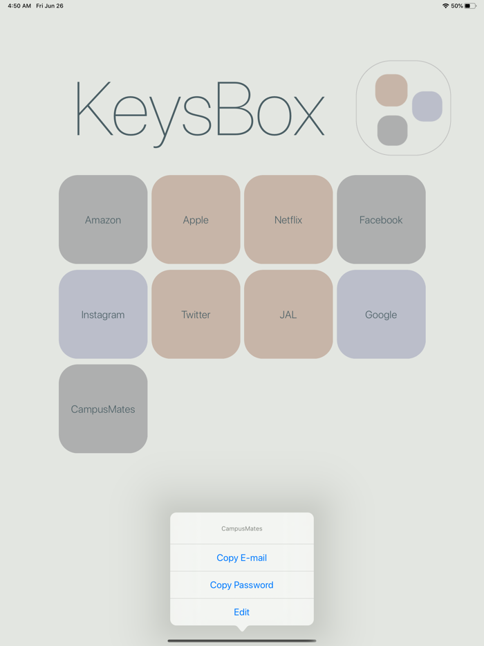 KeysBox