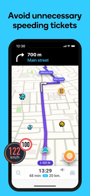 Waze カーナビ & 交通情報」をApp Storeで