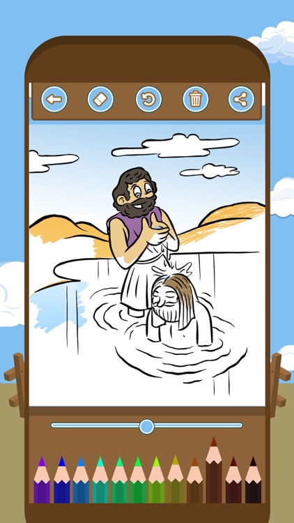 Bible Coloring Pages Games screenshot-3