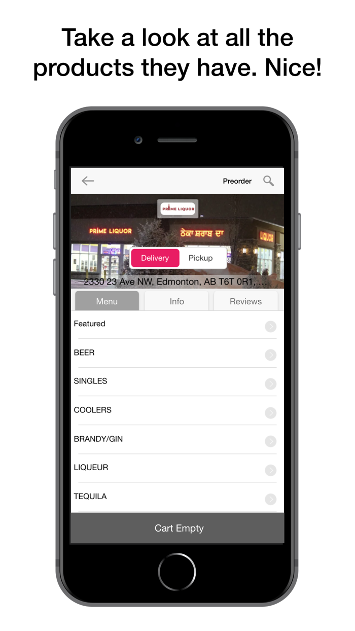 Prime Liquor App