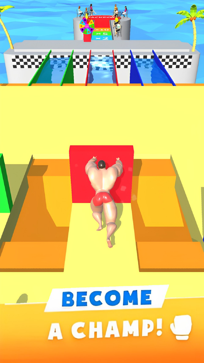 Muscle Racing WWE Body Run