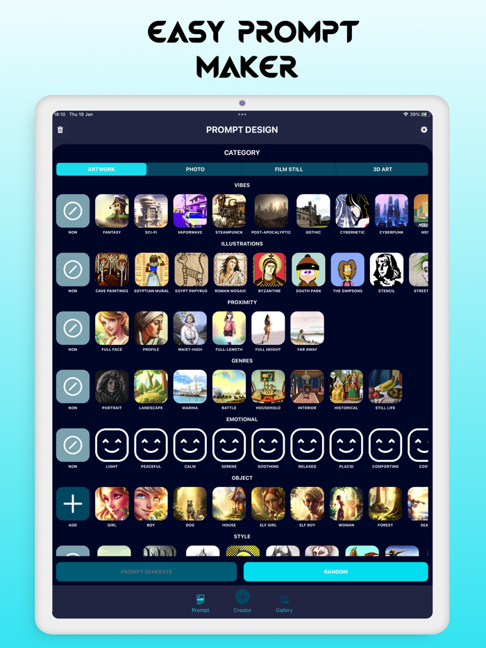 Neural Network Art Generator