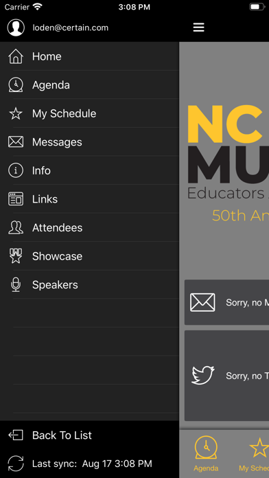 NCMEA Events screenshot 3