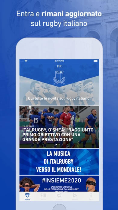 Federazione Italiana Rugby screenshot 2