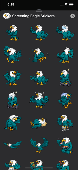 Screening Eagle Stickers(圖2)-速報App