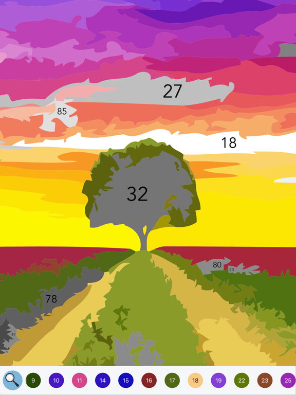 Paint the Photo by Number Game screenshot 3