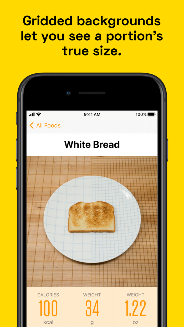 100 Calories Food Photos
