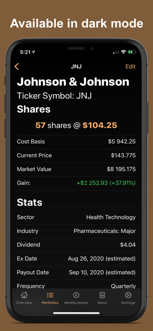 Dividend Tracker°(圖7)-速報App