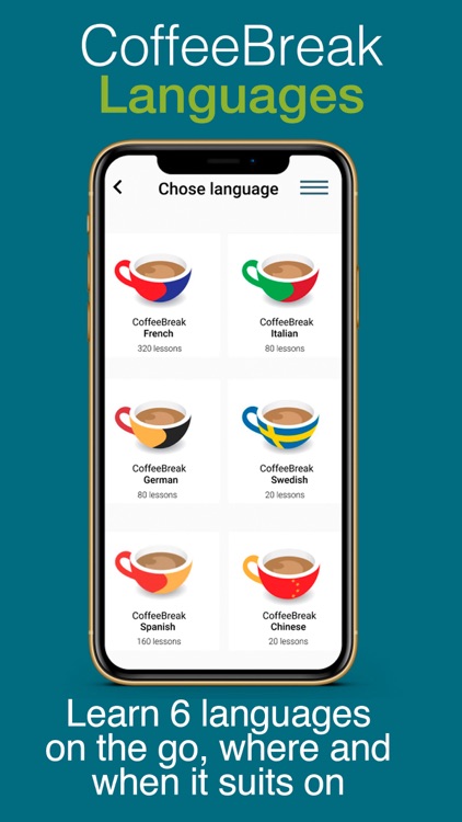 Coffee break: all languages