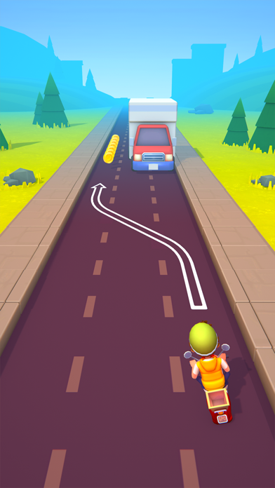 Paper Boy Race: Run & Rush 3D screenshot 2
