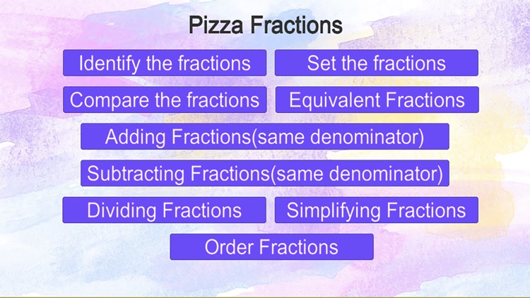 Pizza Fractions