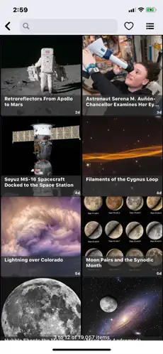 Screenshot 2 NASA iphone