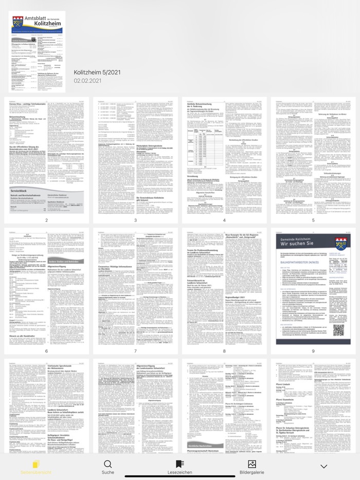 Amtsblatt Kolitzheim