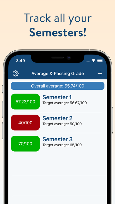 Average & Passing Grade screenshot 3