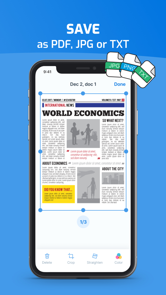 iScan - PDF  Photo Scanner