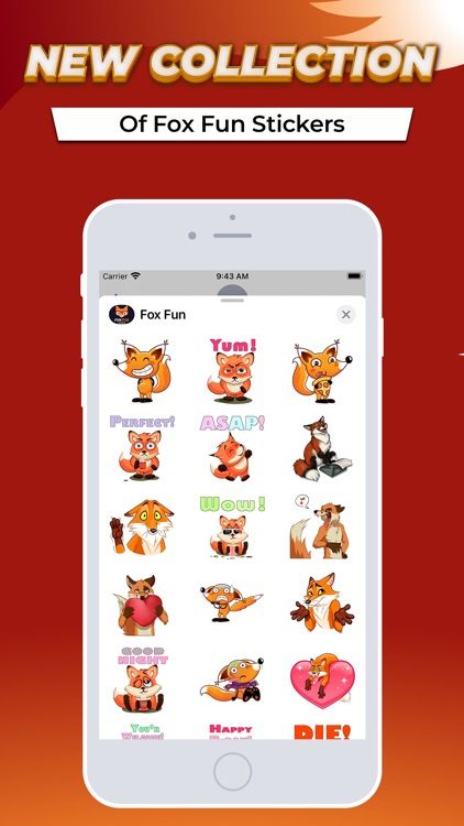 Fox Fun Emojis Stickers screenshot-2