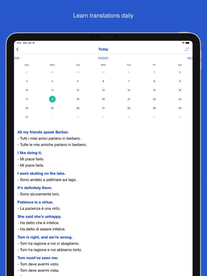 English Italian Translation
