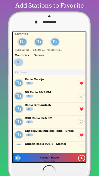 How to cancel & delete Bosna i Hercegovina Radios - Top Stanice Uzivo Hit from iphone & ipad 2