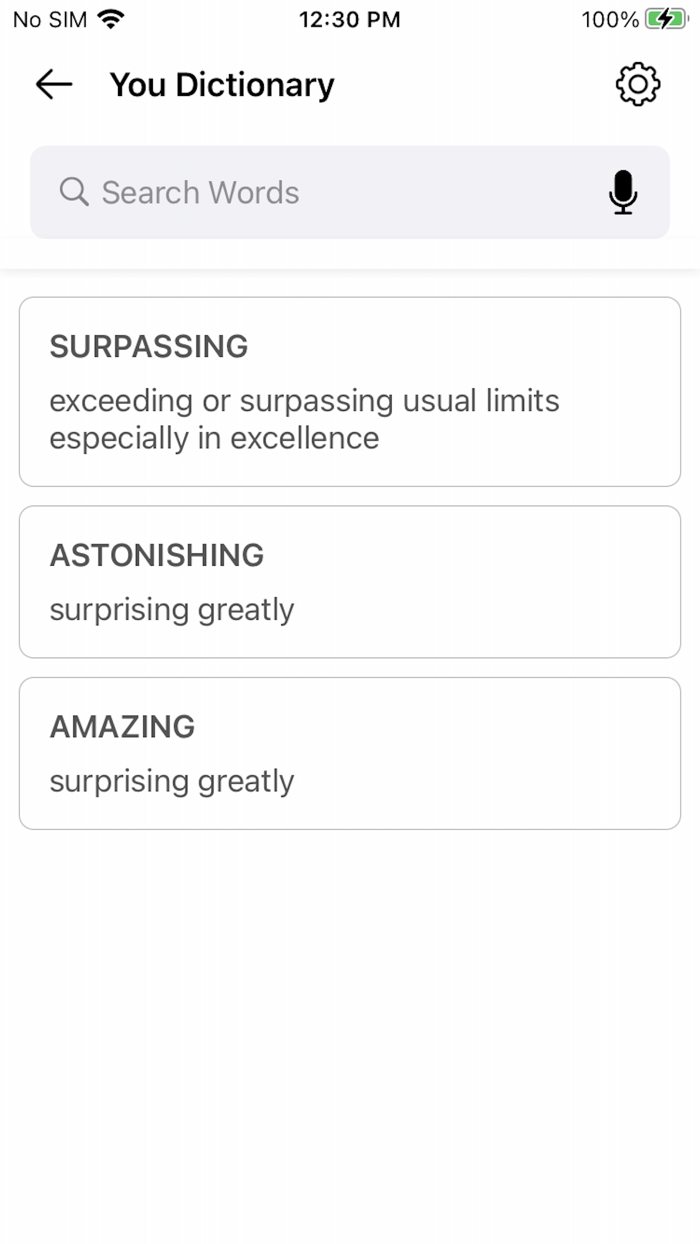You Dictionary - New Discovery