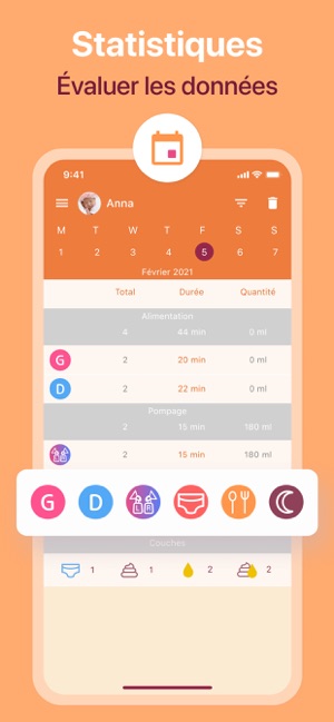 Allaitement Maternel Journal Dans L App Store