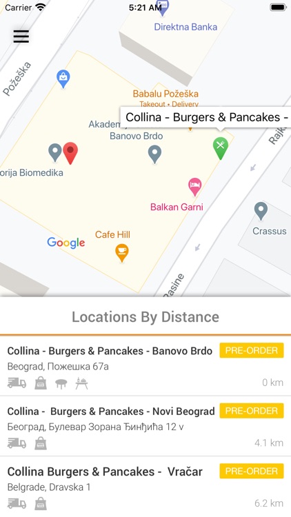 Collina Burgers & Pancakes