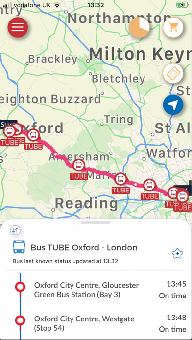 Oxford Tube: Plan>Track>Buy screenshot 2