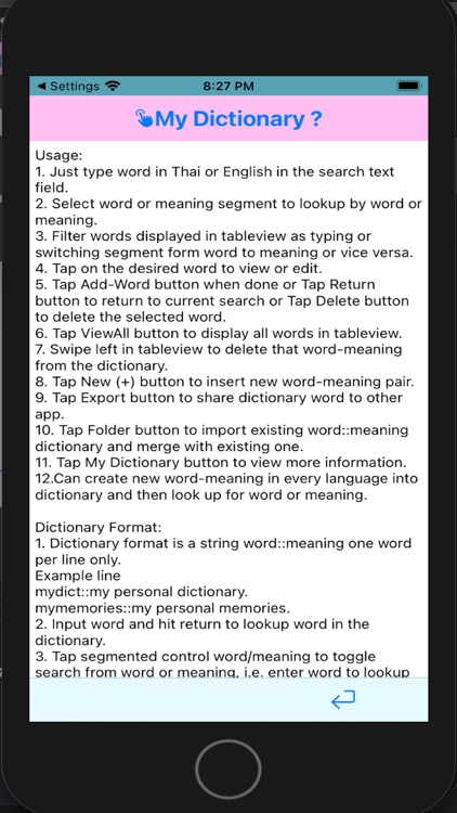 Quick Eng Thai Any Dictionary